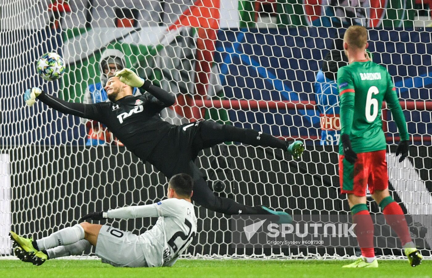 Russia Soccer Champions League Lokomotiv - Bayer 04