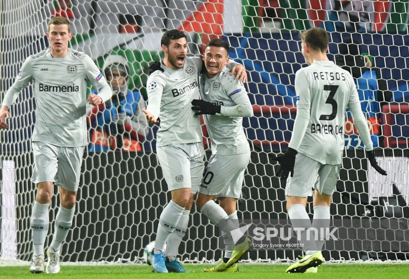 Russia Soccer Champions League Lokomotiv - Bayer 04