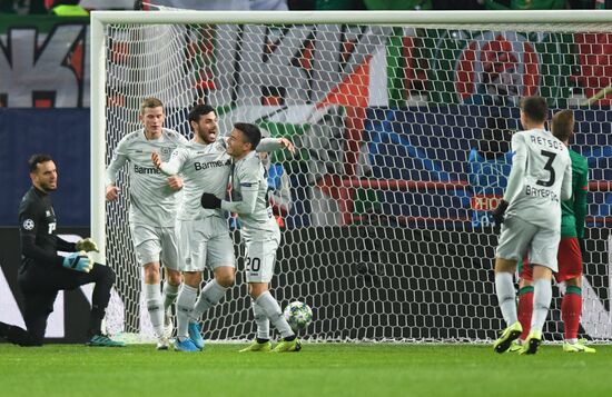 Russia Soccer Champions League Lokomotiv - Bayer 04 
