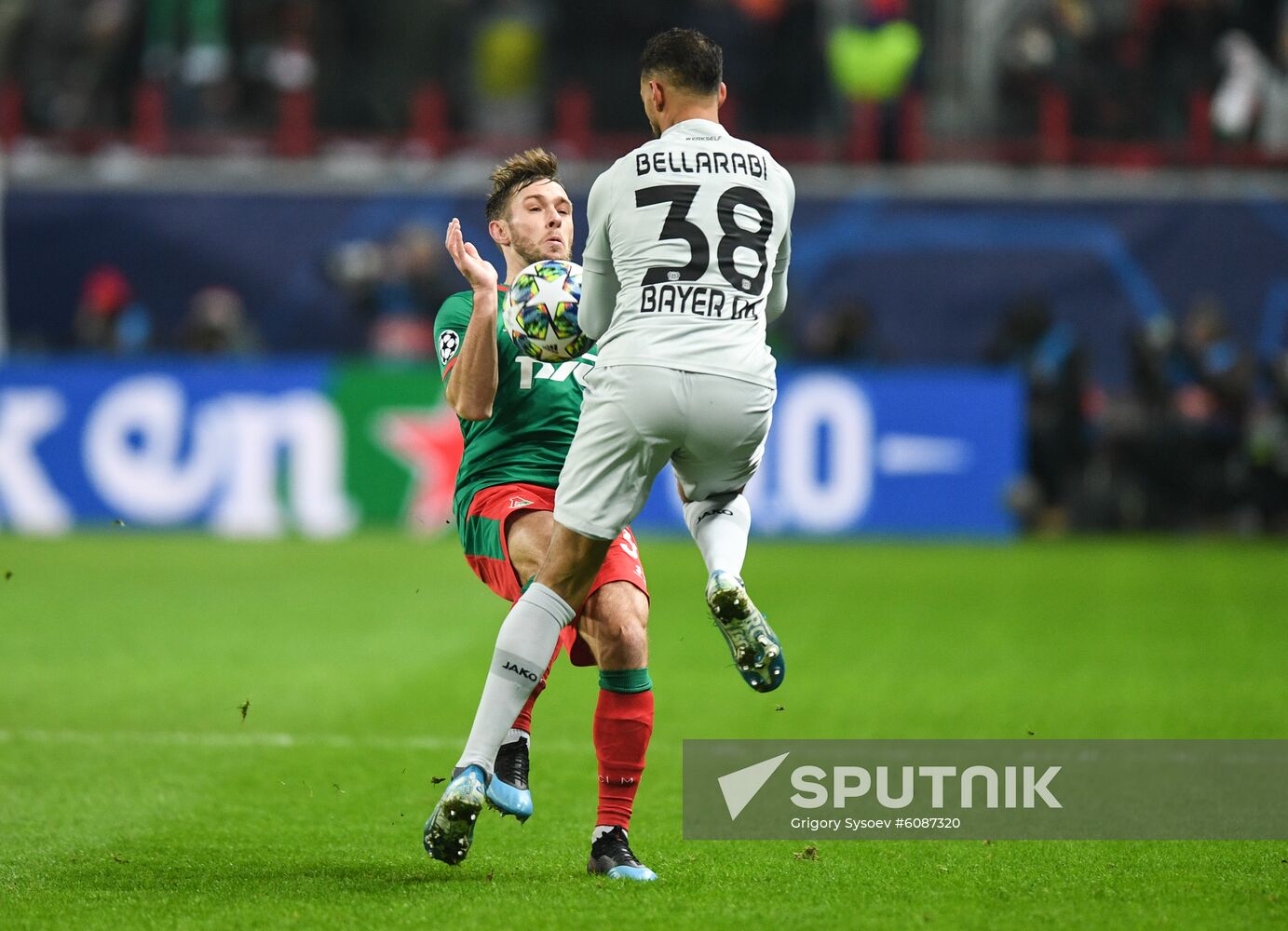 Russia Soccer Champions League Lokomotiv - Bayer 04