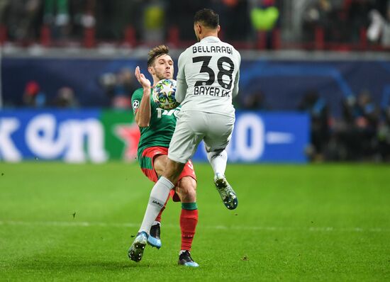 Russia Soccer Champions League Lokomotiv - Bayer 04 