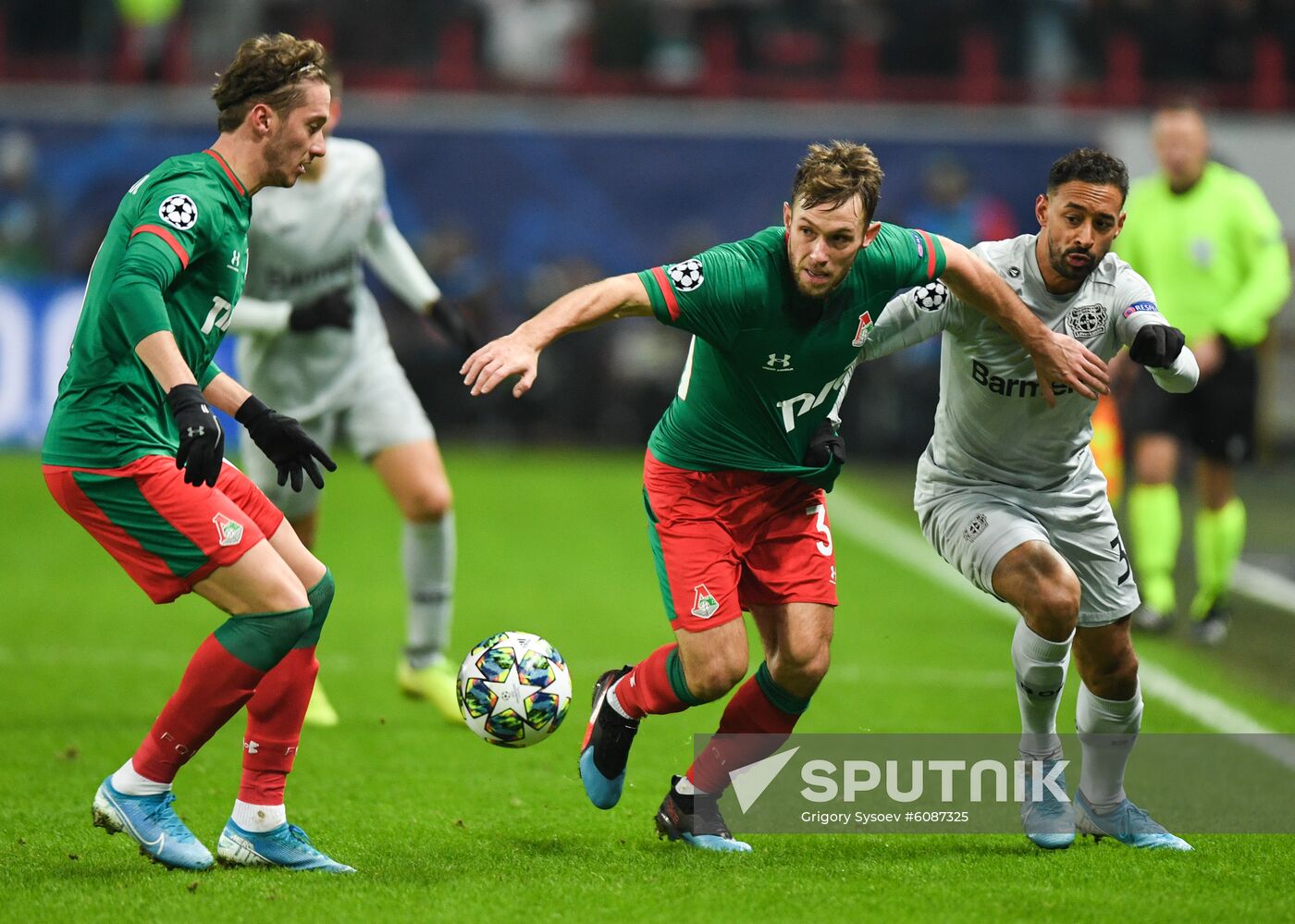 Russia Soccer Champions League Lokomotiv - Bayer 04