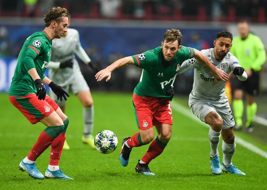 Russia Soccer Champions League Lokomotiv - Bayer 04 
