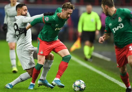 Russia Soccer Champions League Lokomotiv - Bayer 04 