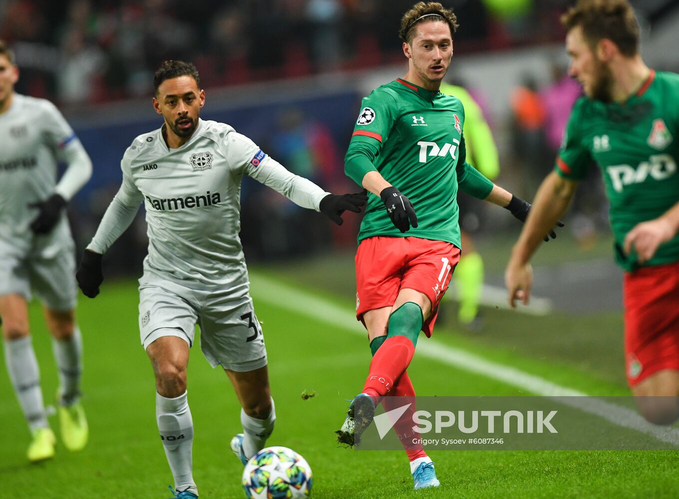 Russia Soccer Champions League Lokomotiv - Bayer 04