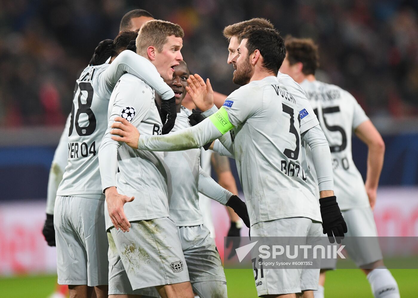Russia Soccer Champions League Lokomotiv - Bayer 04