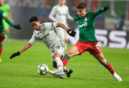 Russia Soccer Champions League Lokomotiv - Bayer 04 
