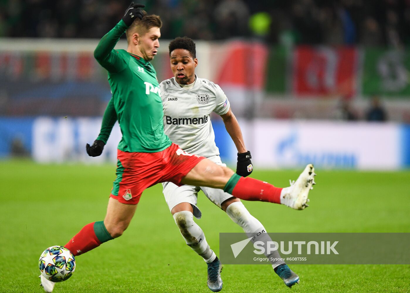 Russia Soccer Champions League Lokomotiv - Bayer 04