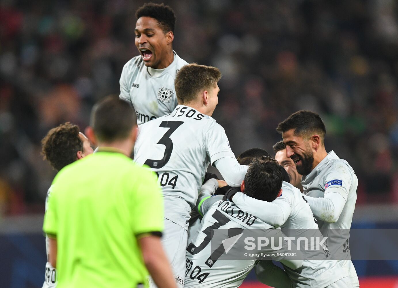 Russia Soccer Champions League Lokomotiv - Bayer 04