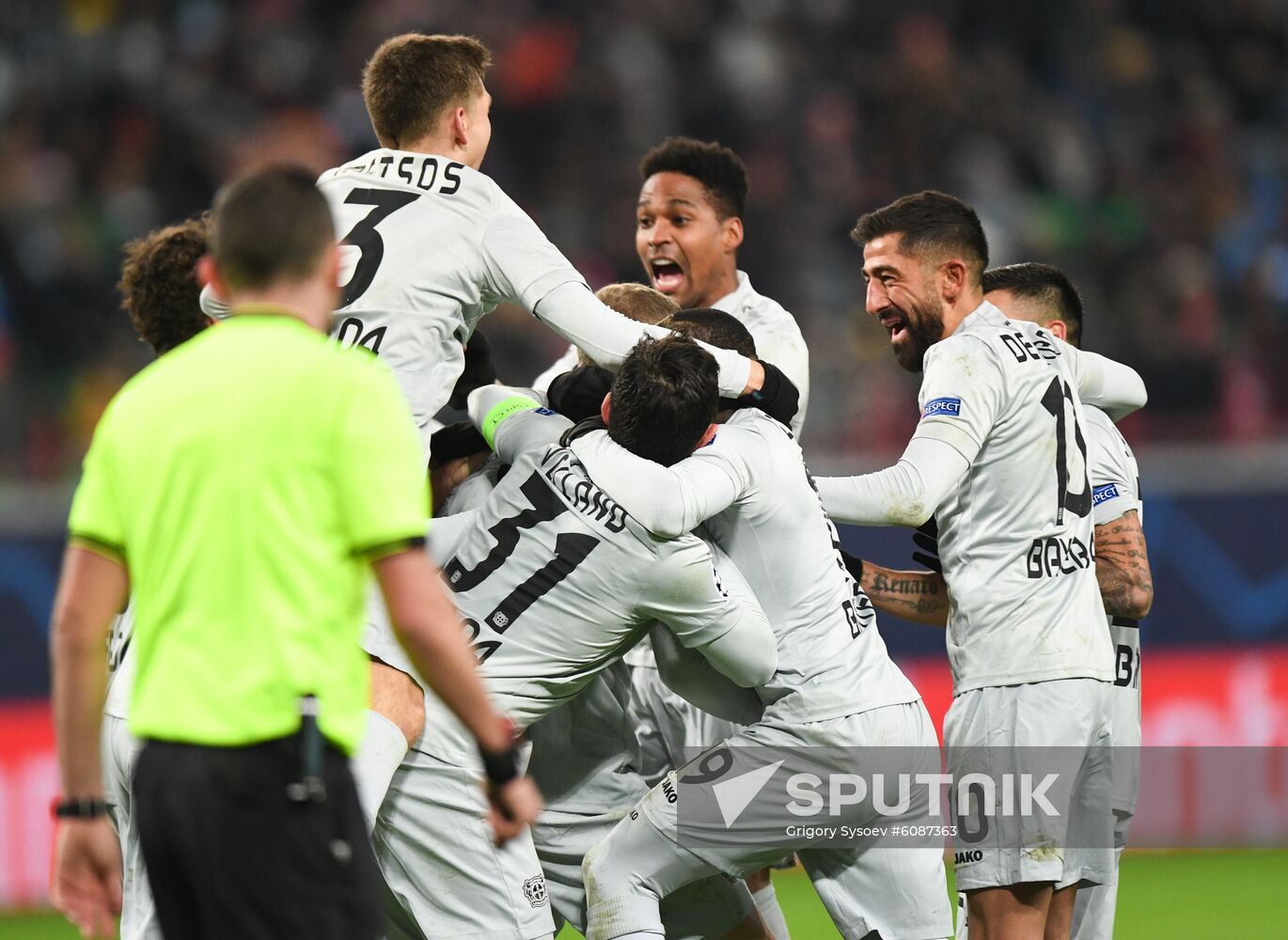 Russia Soccer Champions League Lokomotiv - Bayer 04