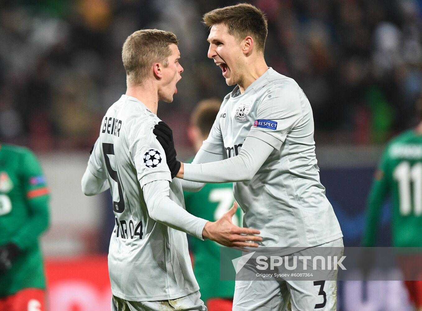 Russia Soccer Champions League Lokomotiv - Bayer 04