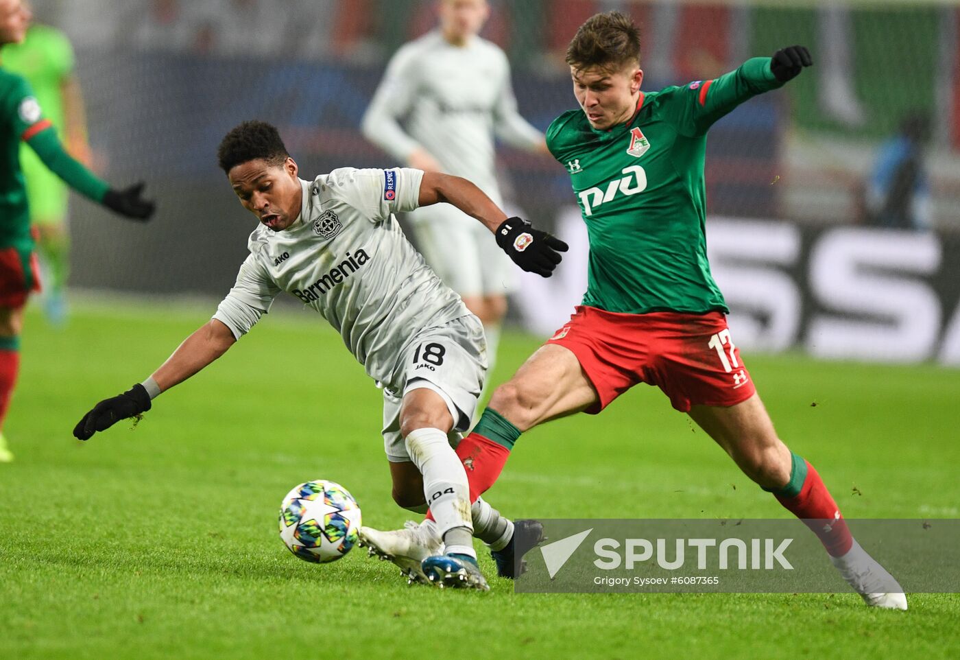 Russia Soccer Champions League Lokomotiv - Bayer 04