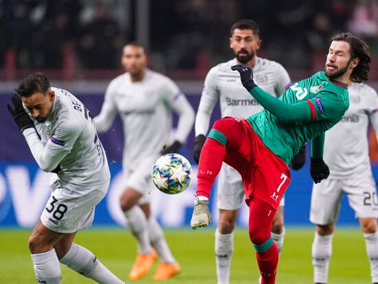 Russia Soccer Champions League Lokomotiv - Bayer 04 