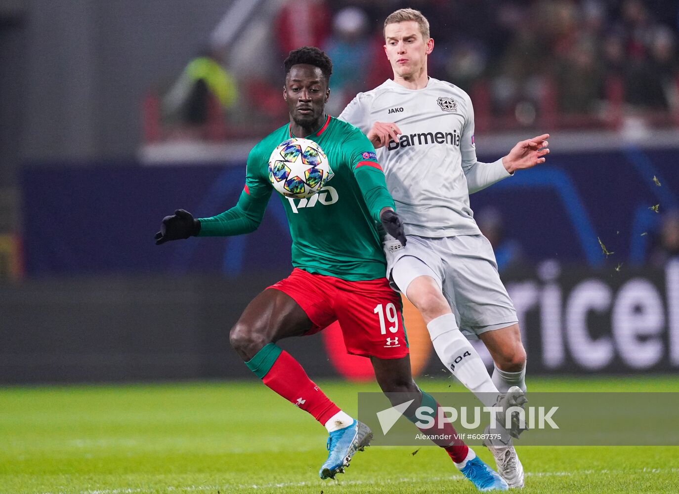 Russia Soccer Champions League Lokomotiv - Bayer 04