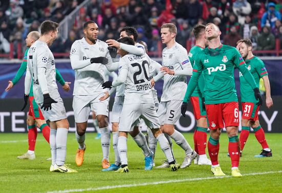 Russia Soccer Champions League Lokomotiv - Bayer 04 