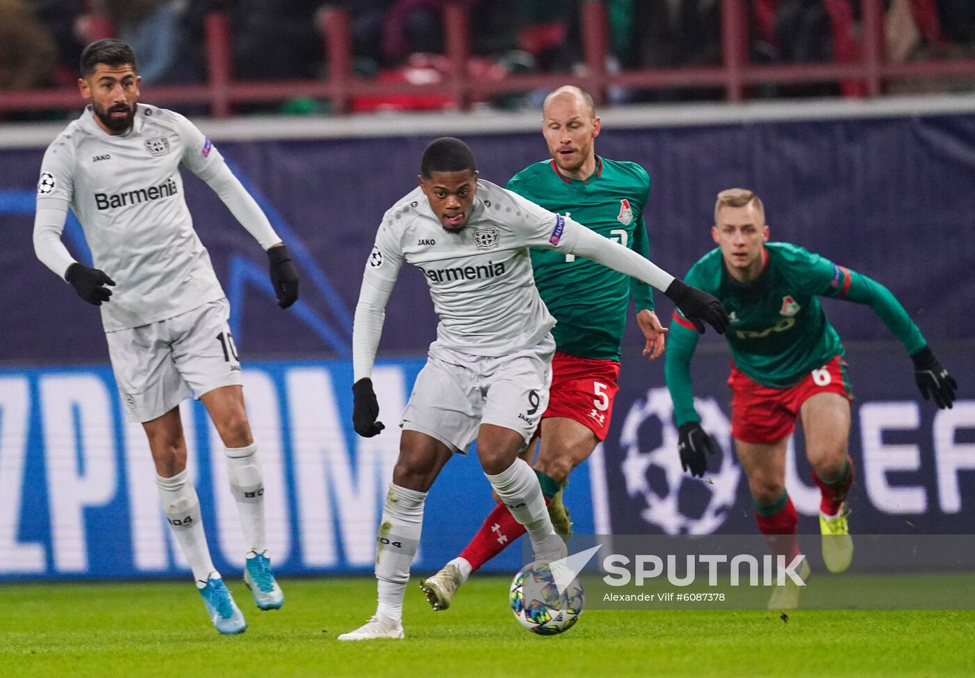Russia Soccer Champions League Lokomotiv - Bayer 04