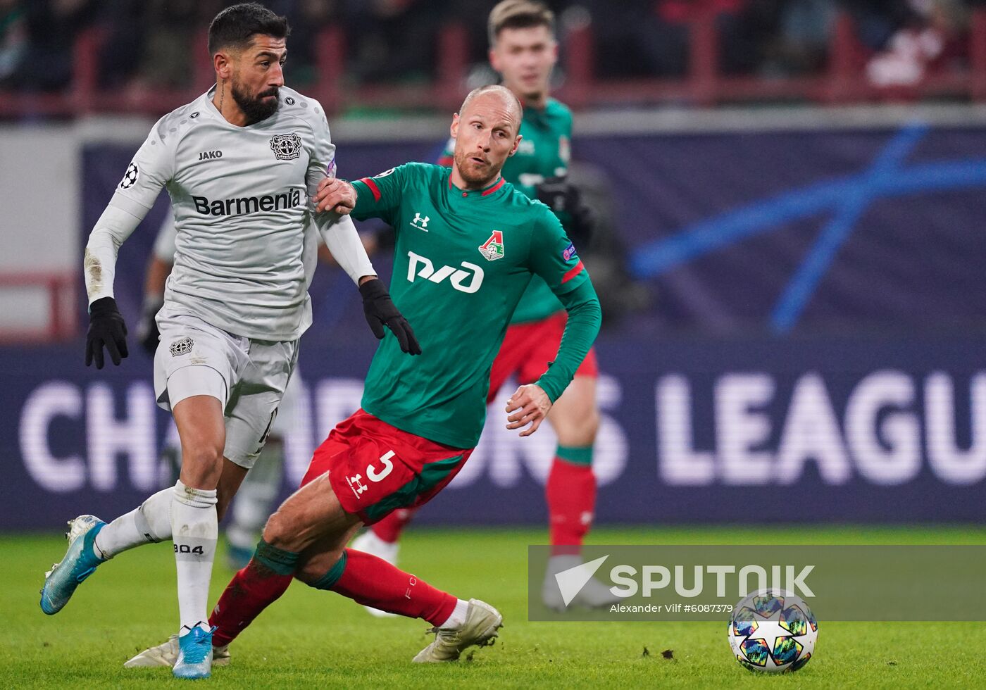 Russia Soccer Champions League Lokomotiv - Bayer 04