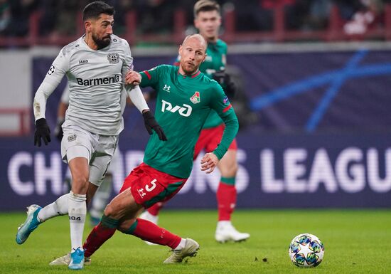 Russia Soccer Champions League Lokomotiv - Bayer 04 