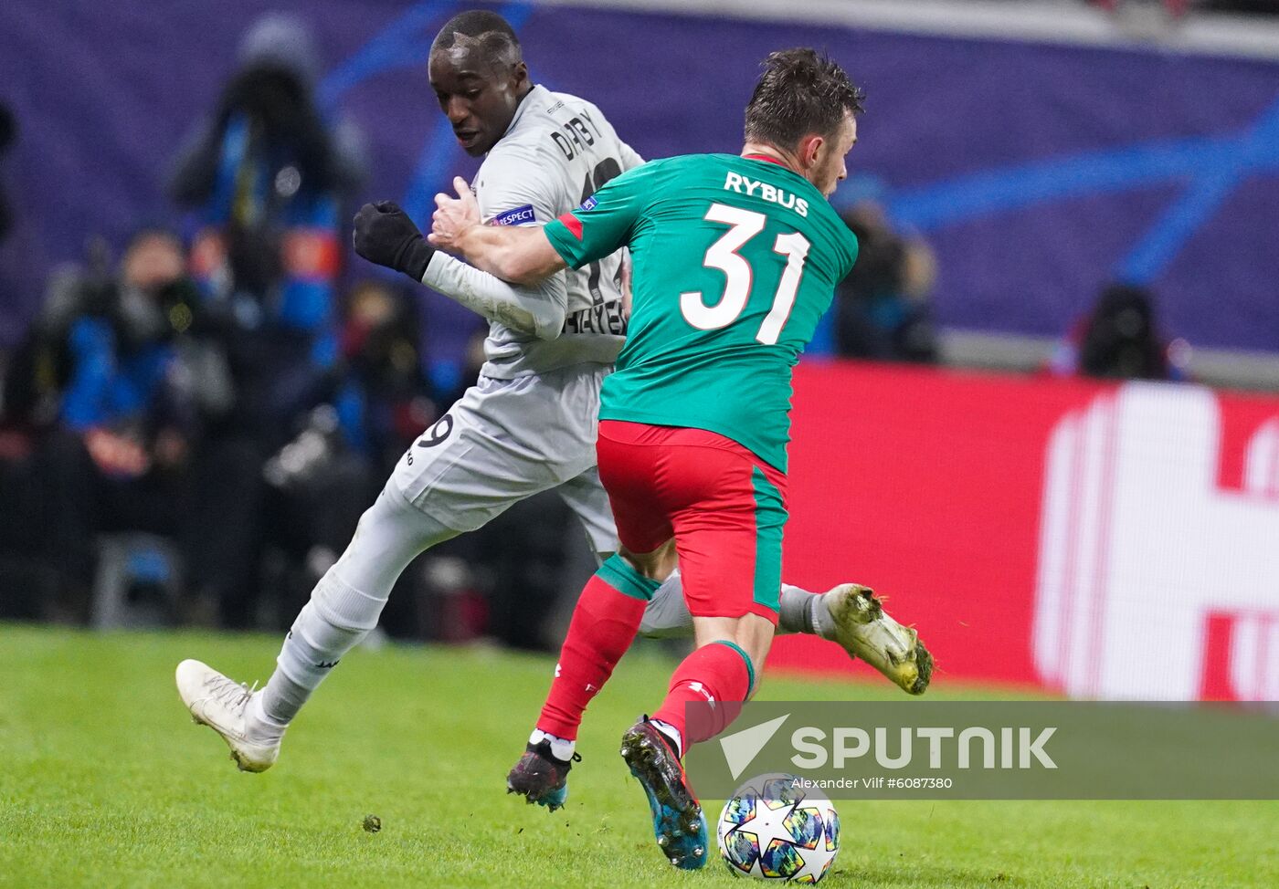 Russia Soccer Champions League Lokomotiv - Bayer 04