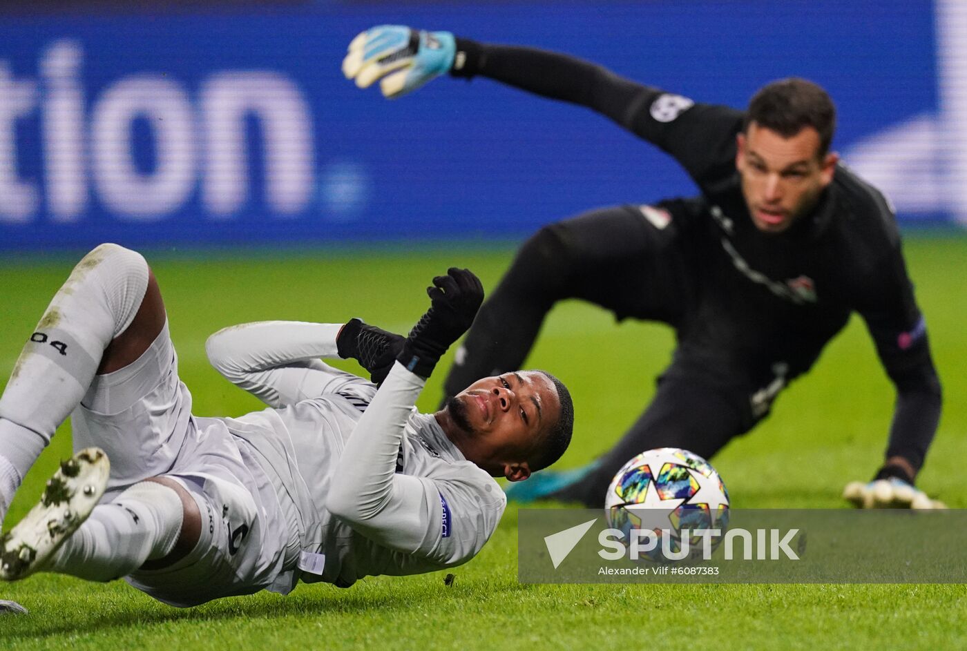 Russia Soccer Champions League Lokomotiv - Bayer 04