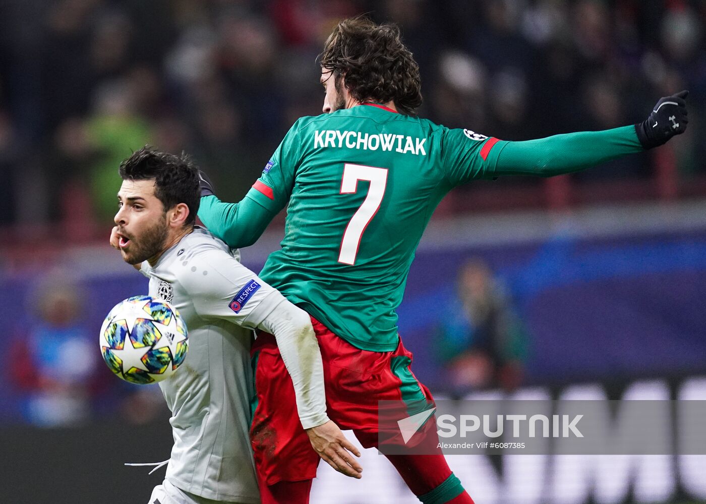 Russia Soccer Champions League Lokomotiv - Bayer 04