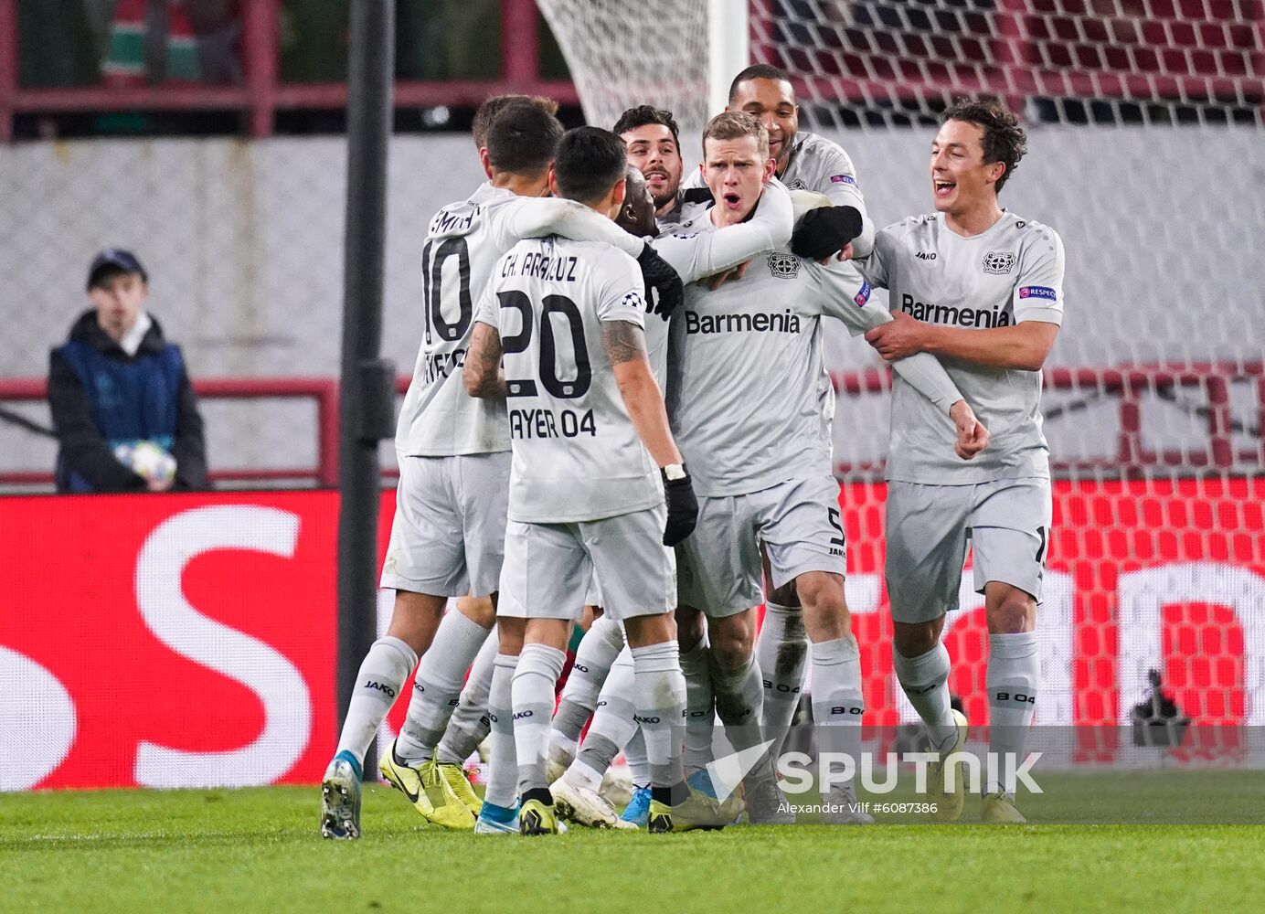 Russia Soccer Champions League Lokomotiv - Bayer 04