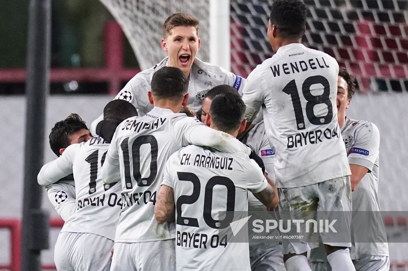 Russia Soccer Champions League Lokomotiv - Bayer 04