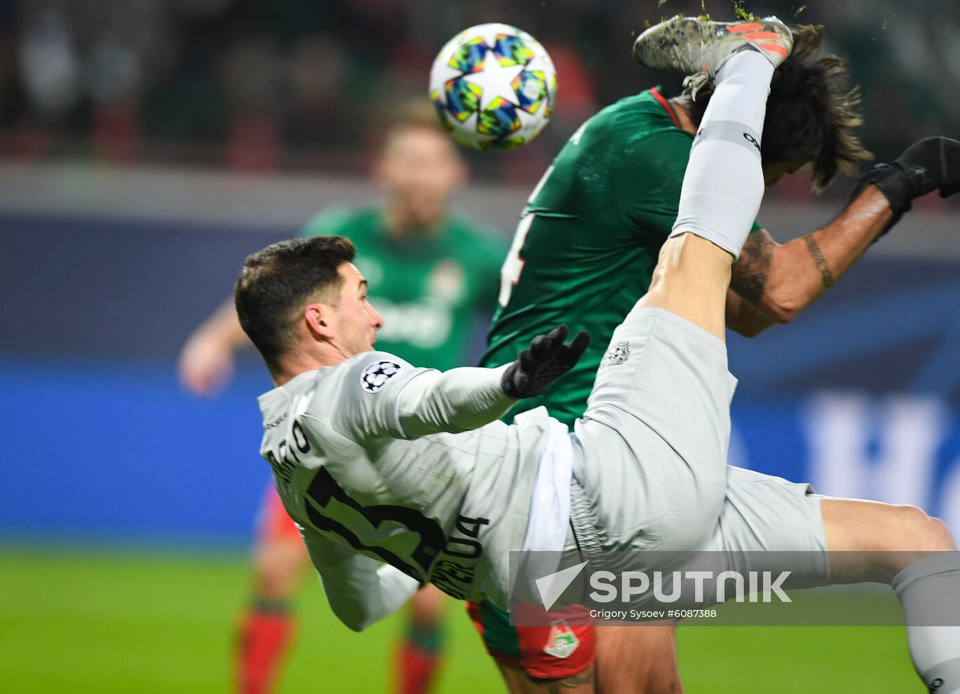 Russia Soccer Champions League Lokomotiv - Bayer 04