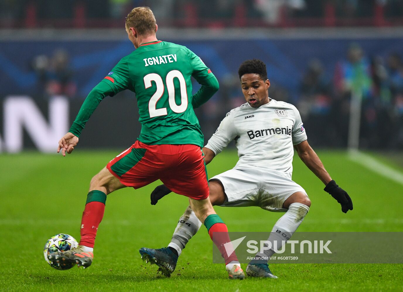Russia Soccer Champions League Lokomotiv - Bayer 04