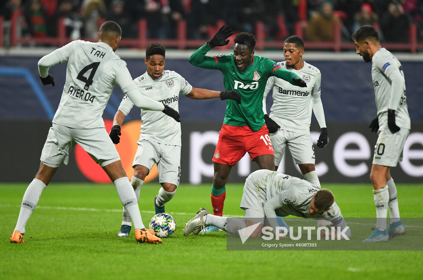 Russia Soccer Champions League Lokomotiv - Bayer 04