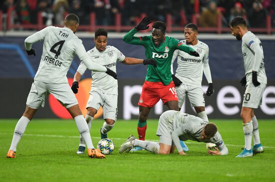 Russia Soccer Champions League Lokomotiv - Bayer 04 