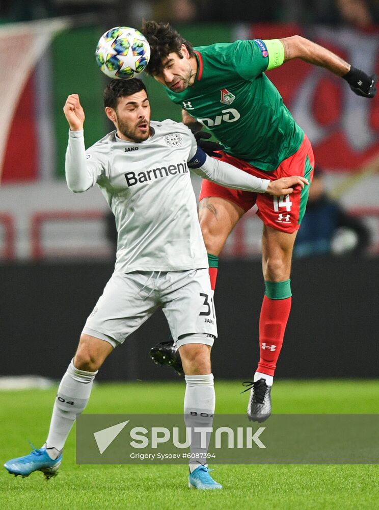 Russia Soccer Champions League Lokomotiv - Bayer 04
