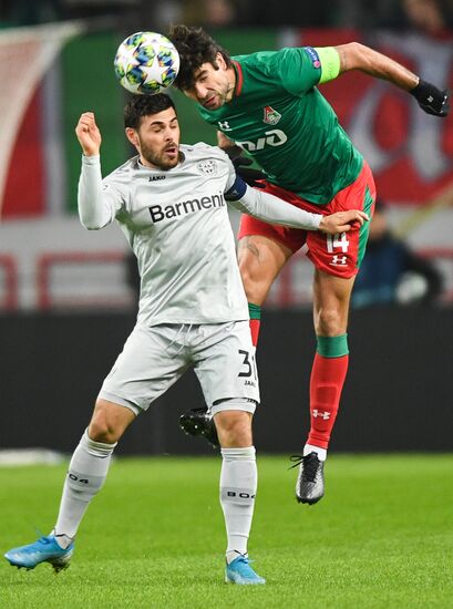 Russia Soccer Champions League Lokomotiv - Bayer 04 
