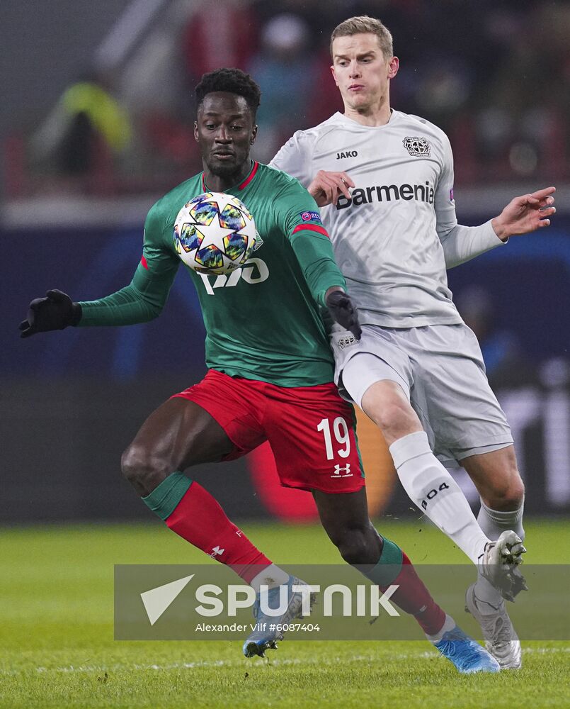 Russia Soccer Champions League Lokomotiv - Bayer 04