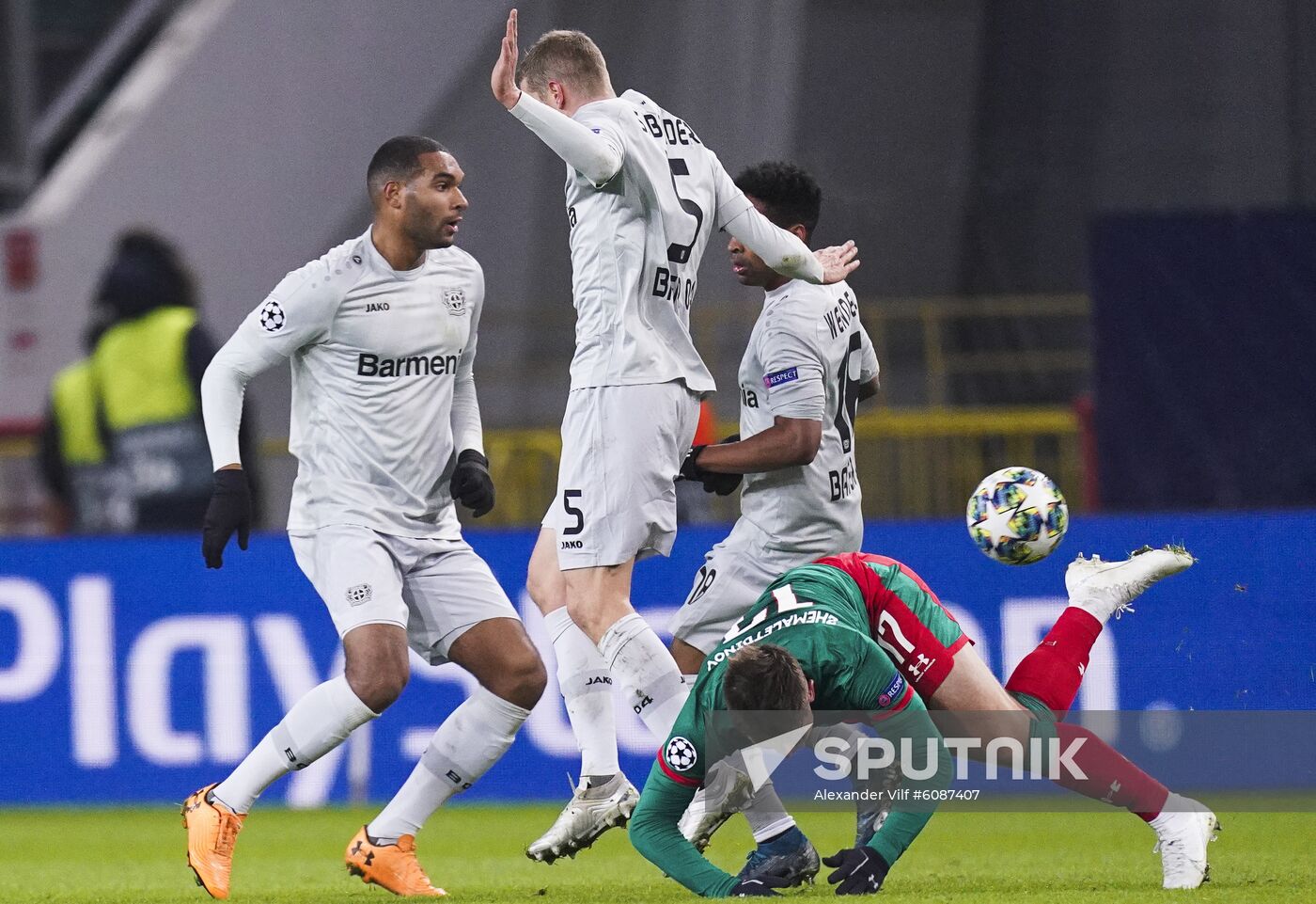 Russia Soccer Champions League Lokomotiv - Bayer 04