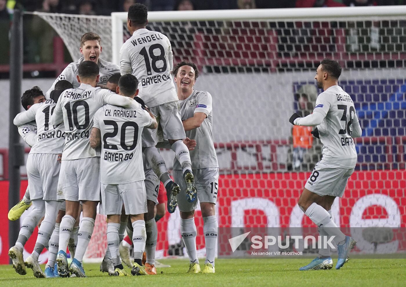 Russia Soccer Champions League Lokomotiv - Bayer 04 