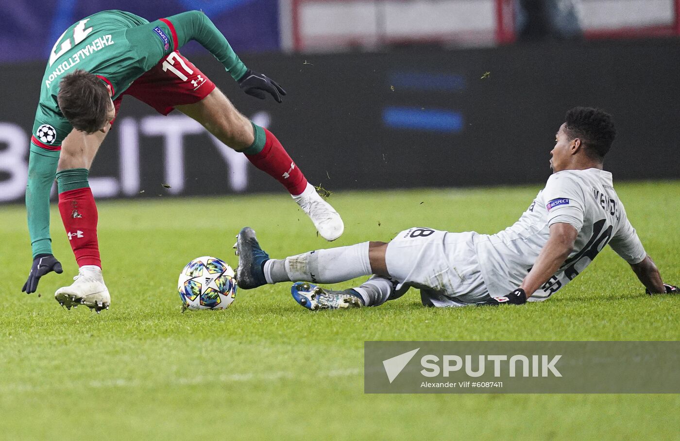Russia Soccer Champions League Lokomotiv - Bayer 04