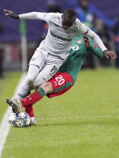 Russia Soccer Champions League Lokomotiv - Bayer 04 