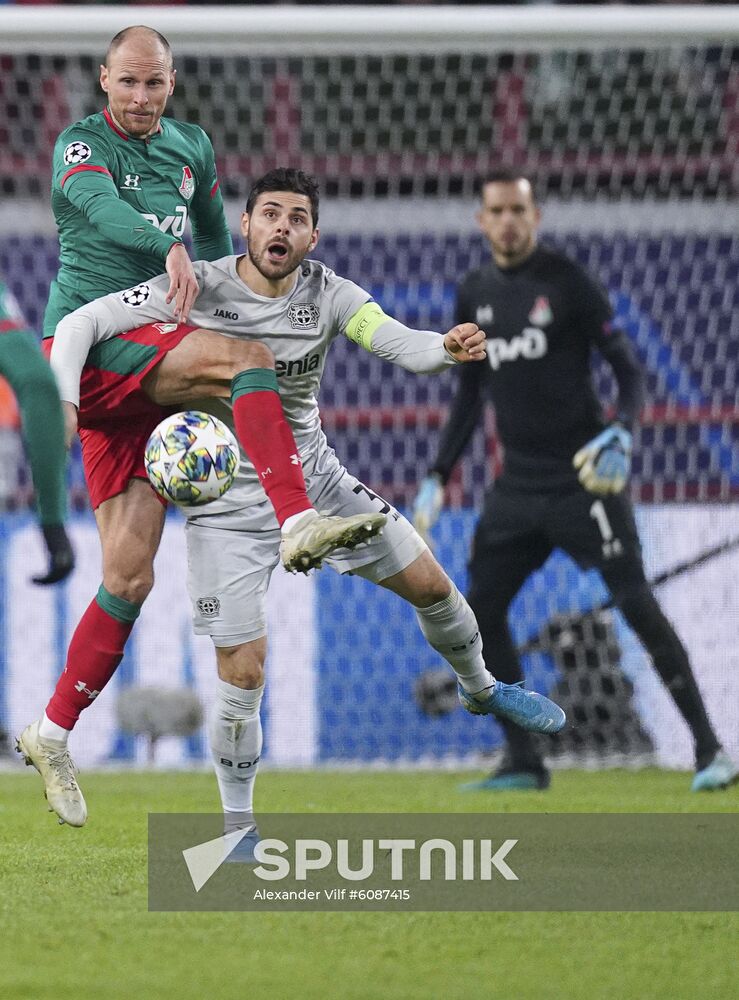Russia Soccer Champions League Lokomotiv - Bayer 04