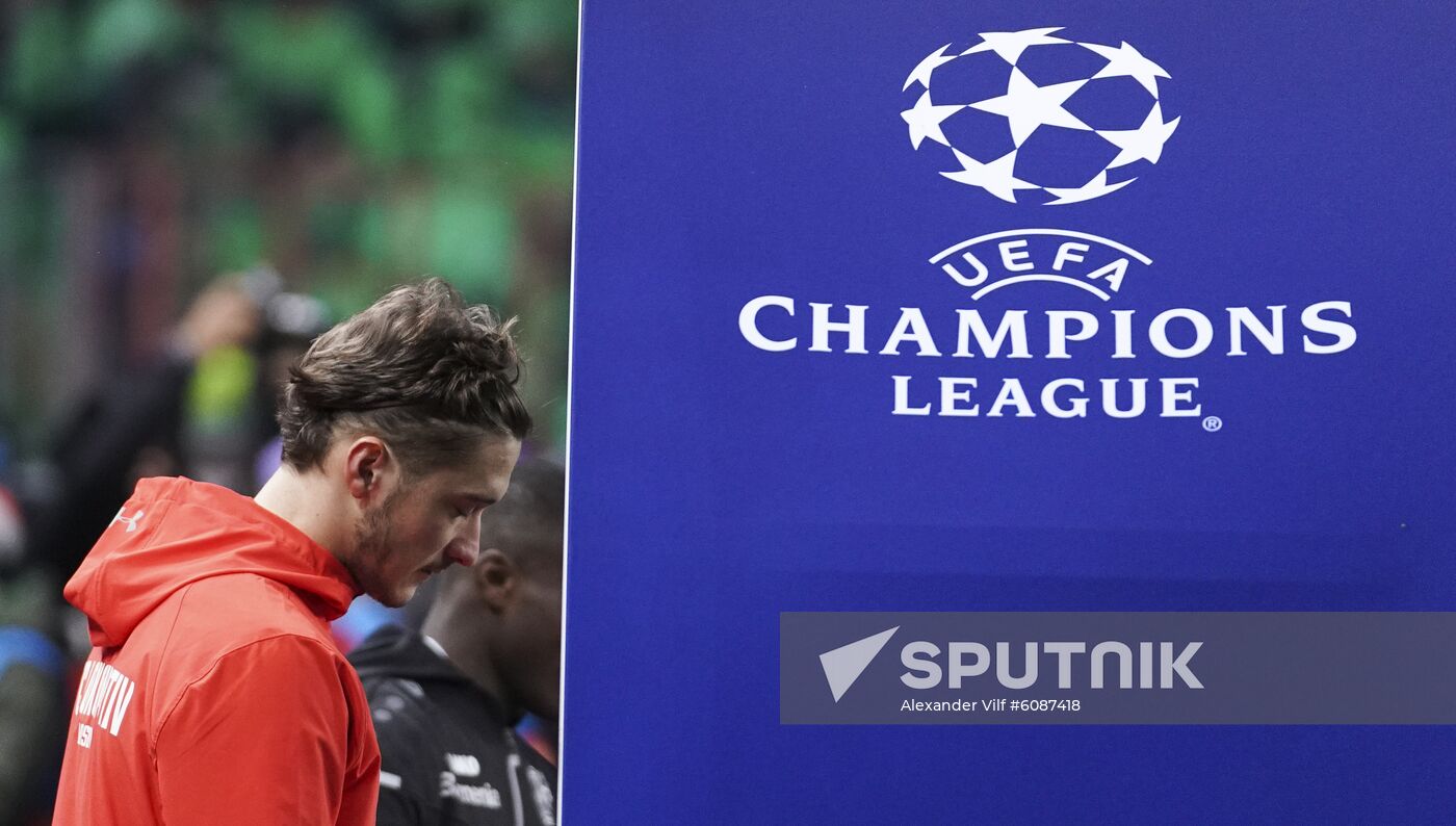 Russia Soccer Champions League Lokomotiv - Bayer 04