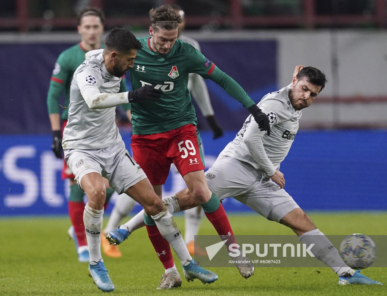 Russia Soccer Champions League Lokomotiv - Bayer 04