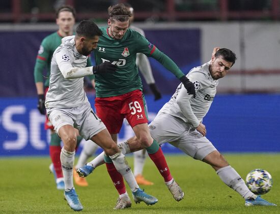 Russia Soccer Champions League Lokomotiv - Bayer 04 