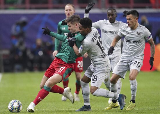 Russia Soccer Champions League Lokomotiv - Bayer 04 