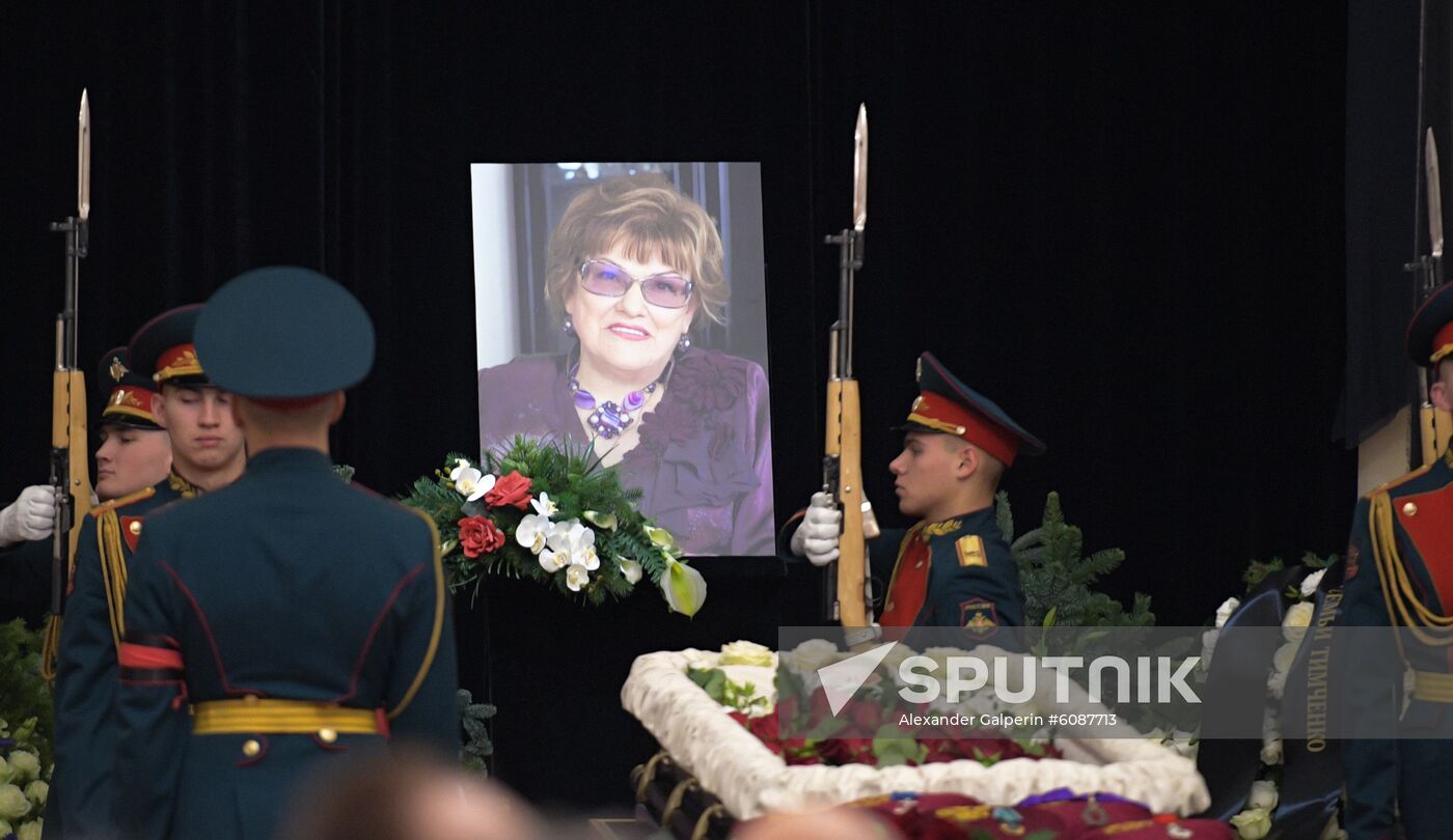 Russia Lyudmila Verbitskaya Funeral