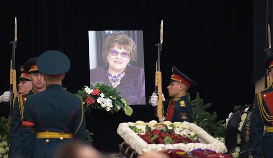 Russia Lyudmila Verbitskaya Funeral