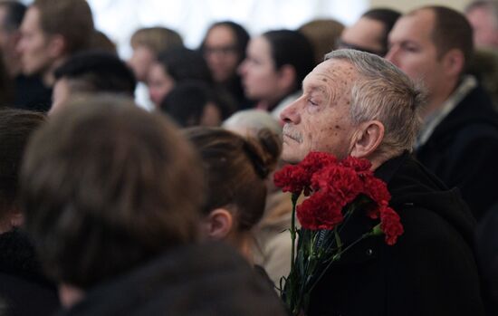 Russia Lyudmila Verbitskaya Funeral