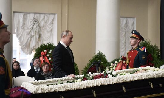 Russia Lyudmila Verbitskaya Funeral