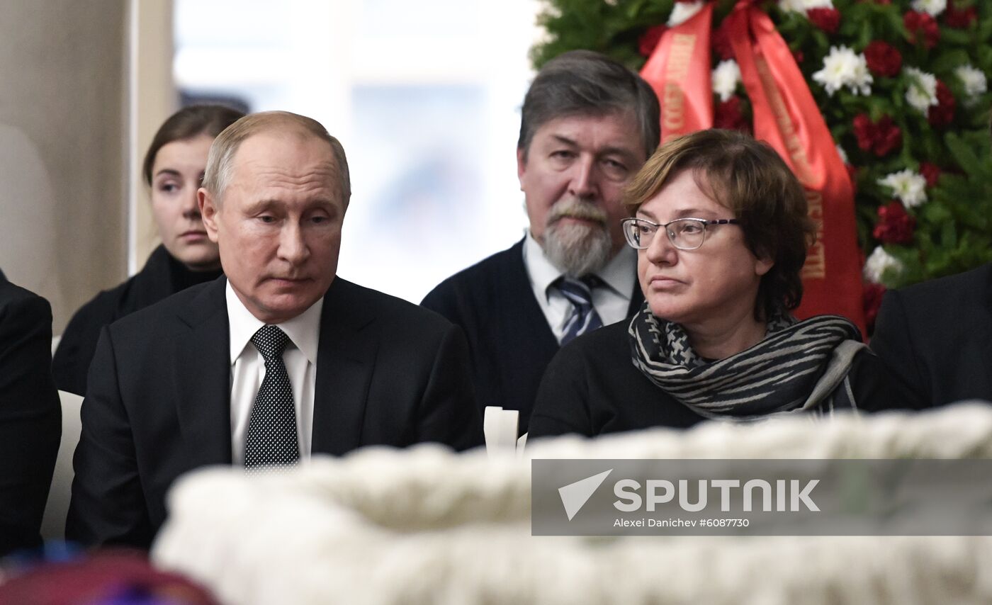 Russia Lyudmila Verbitskaya Funeral