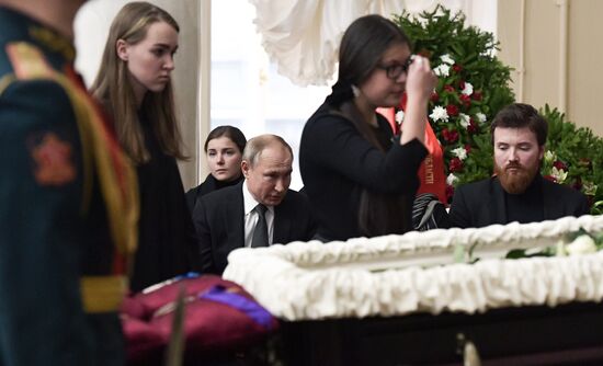 Russia Lyudmila Verbitskaya Funeral