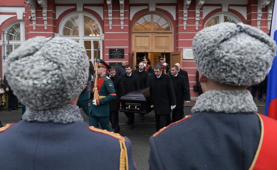 Russia Lyudmila Verbitskaya Funeral